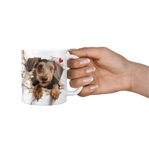 Tasse Rauhaardackel Treuer Begleiter - Hunderassen Kollektion - Sunnywall - Individualität trifft Design