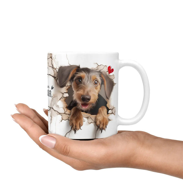Tasse Rauhaardackel Treuer Begleiter - Hunderassen Kollektion - Sunnywall - Individualität trifft Design