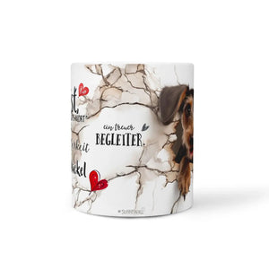 Tasse Rauhaardackel Treuer Begleiter - Hunderassen Kollektion - Sunnywall - Individualität trifft Design