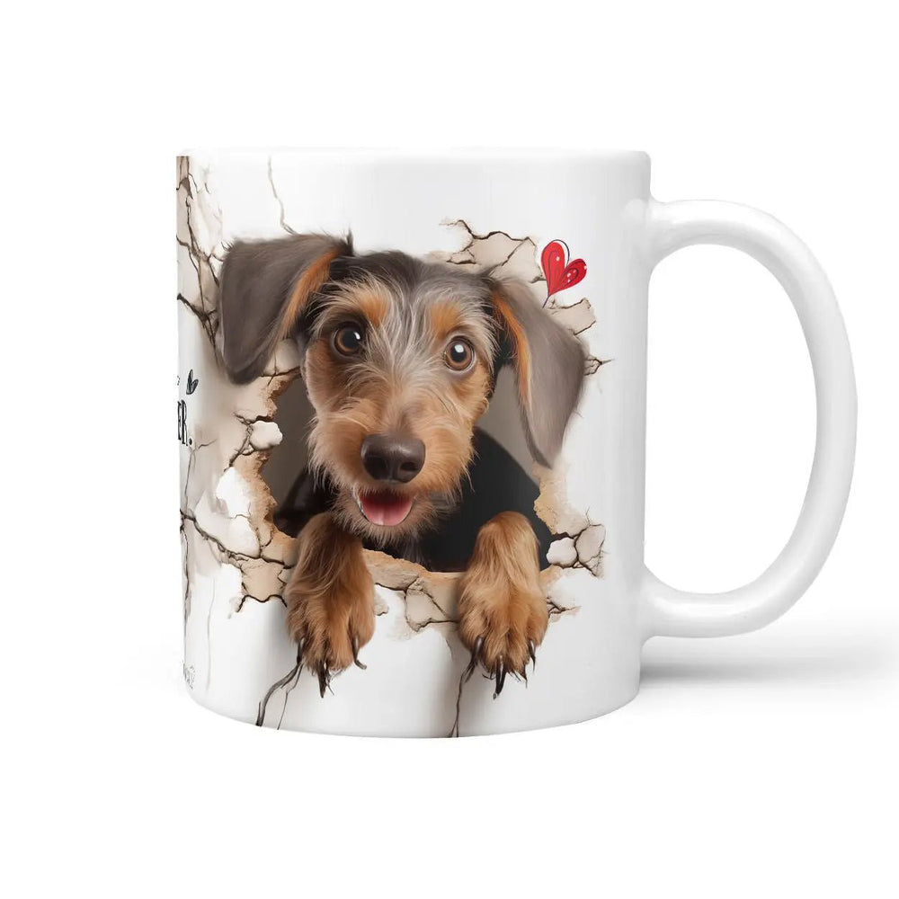 Tasse Rauhaardackel Treuer Begleiter - Hunderassen Kollektion - Sunnywall - Individualität trifft Design