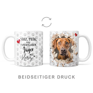 Tasse Rhodesian Ridgeback Furchtloser Jäger mit Herz - Hunderassen Kollektion - Sunnywall - Individualität trifft Design