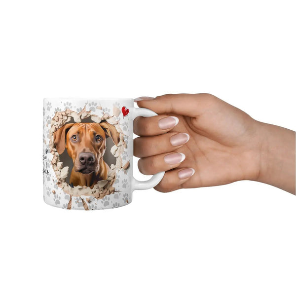 Tasse Rhodesian Ridgeback Furchtloser Jäger mit Herz - Hunderassen Kollektion - Sunnywall - Individualität trifft Design