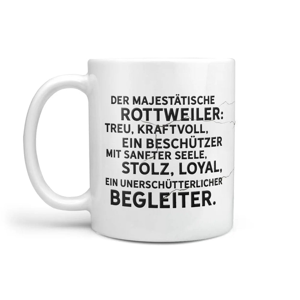 Tasse Rottweiler Majestätisch - Hunderassen Kollektion - Sunnywall - Individualität trifft Design