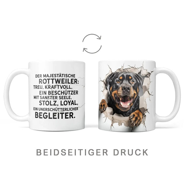 Tasse Rottweiler Majestätisch - Hunderassen Kollektion - Sunnywall - Individualität trifft Design