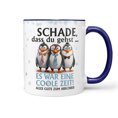 Tasse Schade dass du gehst...Es war eine coole Zeit Abschiedsgeschenk - Sunnywall - Individualität trifft Design
