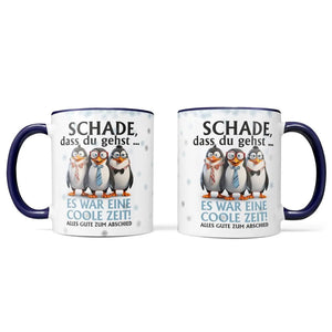 Tasse Schade dass du gehst...Es war eine coole Zeit Abschiedsgeschenk - Sunnywall - Individualität trifft Design