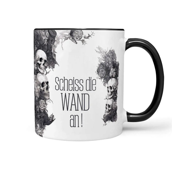 Tasse Scheiss die Wand an Statement - Sunnywall - Individualität trifft Design