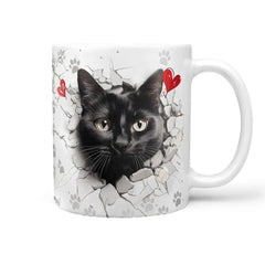 Tasse Schwarze Katze mysteriös & einzigartig - Katzenrassen Kollektion - Sunnywall - Individualität trifft Design