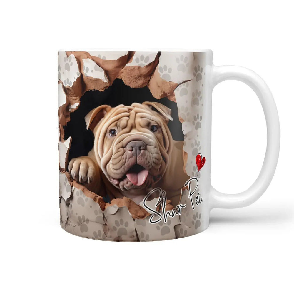 Tasse Shar Pei Hüter mit faltigem Charme - Hunderassen Kollektion - Sunnywall - Individualität trifft Design