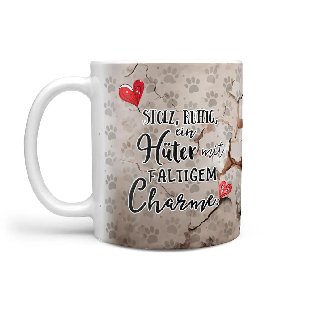 Tasse Shar Pei Hüter mit faltigem Charme - Hunderassen Kollektion - Sunnywall - Individualität trifft Design