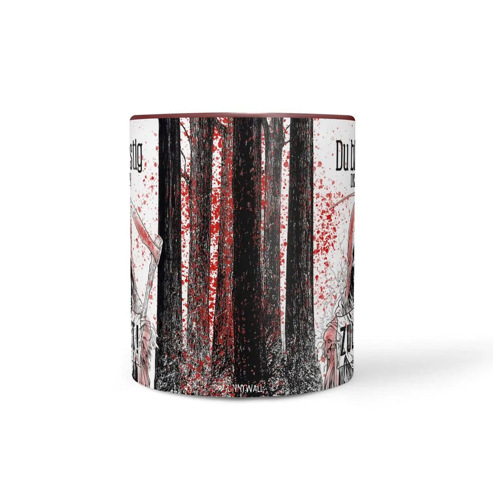 Tasse Spruch Kaffeetasse Du bist lustig - dich töte ich zuletzt Statement - Sunnywall - Individualität trifft Design
