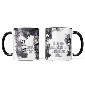 Tasse Spruch Kaffeetasse Emotional am Mittelfinger gebaut Statement - Sunnywall - Individualität trifft Design