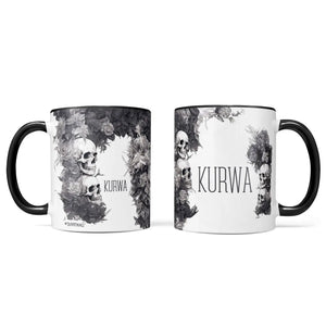 Tasse Spruch Kaffeetasse Kurwa Statement - Sunnywall - Individualität trifft Design