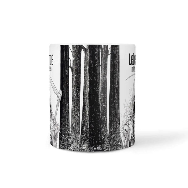 Tasse Spruch Kaffeetasse Lebensende mit drei Buchstaben - EHE - Statement - Sunnywall - Individualität trifft Design