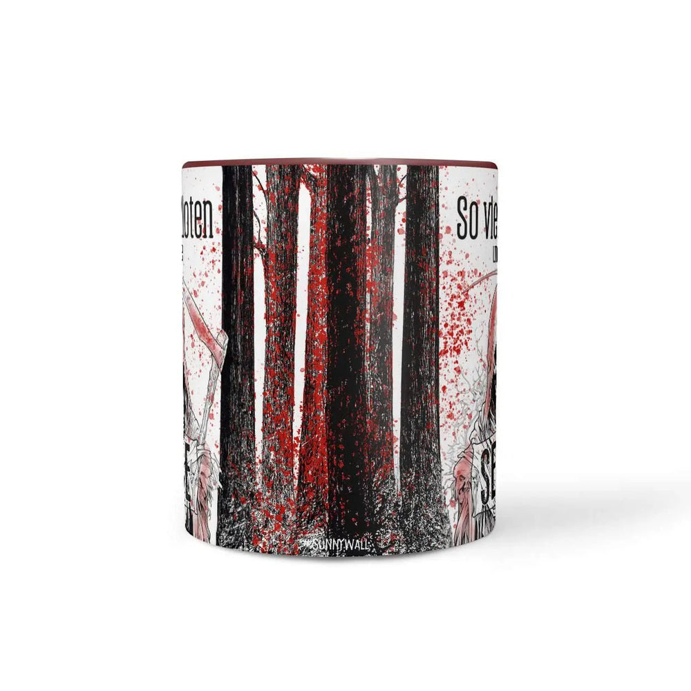 Tasse Spruch Kaffeetasse So viele Idioten und nur eine Sense Statement - Sunnywall - Individualität trifft Design