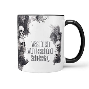 Tasse Spruch Kaffeetasse Wunderschöner Scheisstag Statement - Sunnywall - Individualität trifft Design