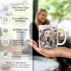 Tasse Weimaraner Edler Begleiter - Hunderassen Kollektion - Sunnywall - Individualität trifft Design