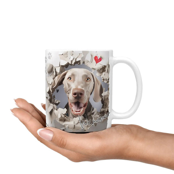 Tasse Weimaraner Edler Begleiter - Hunderassen Kollektion - Sunnywall - Individualität trifft Design