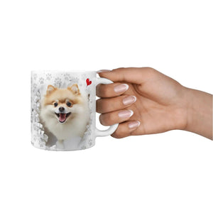 Tasse Zwergspitz Klein... doch voller Mut - Hunderassen Kollektion - Sunnywall - Individualität trifft Design