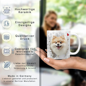 Tasse Zwergspitz Klein... doch voller Mut - Hunderassen Kollektion - Sunnywall - Individualität trifft Design