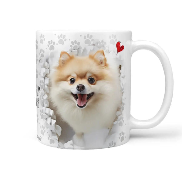 Tasse Zwergspitz Klein... doch voller Mut - Hunderassen Kollektion - Sunnywall - Individualität trifft Design