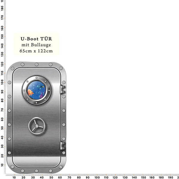 U-Boot Tiefseeboot Unterwasserwelt - Wandtattoo XXL - Sunnywall - Individualität trifft Design