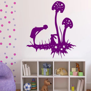 Wandtattoo Alice im Wunderland – Magische Silhouette für Traumwände - Sunnywall - Individualität trifft Design