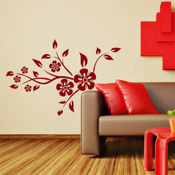 Wandtattoo Baumblüte – Blütenzweig für elegante & natürliche Wandgestaltung - Sunnywall - Individualität trifft Design