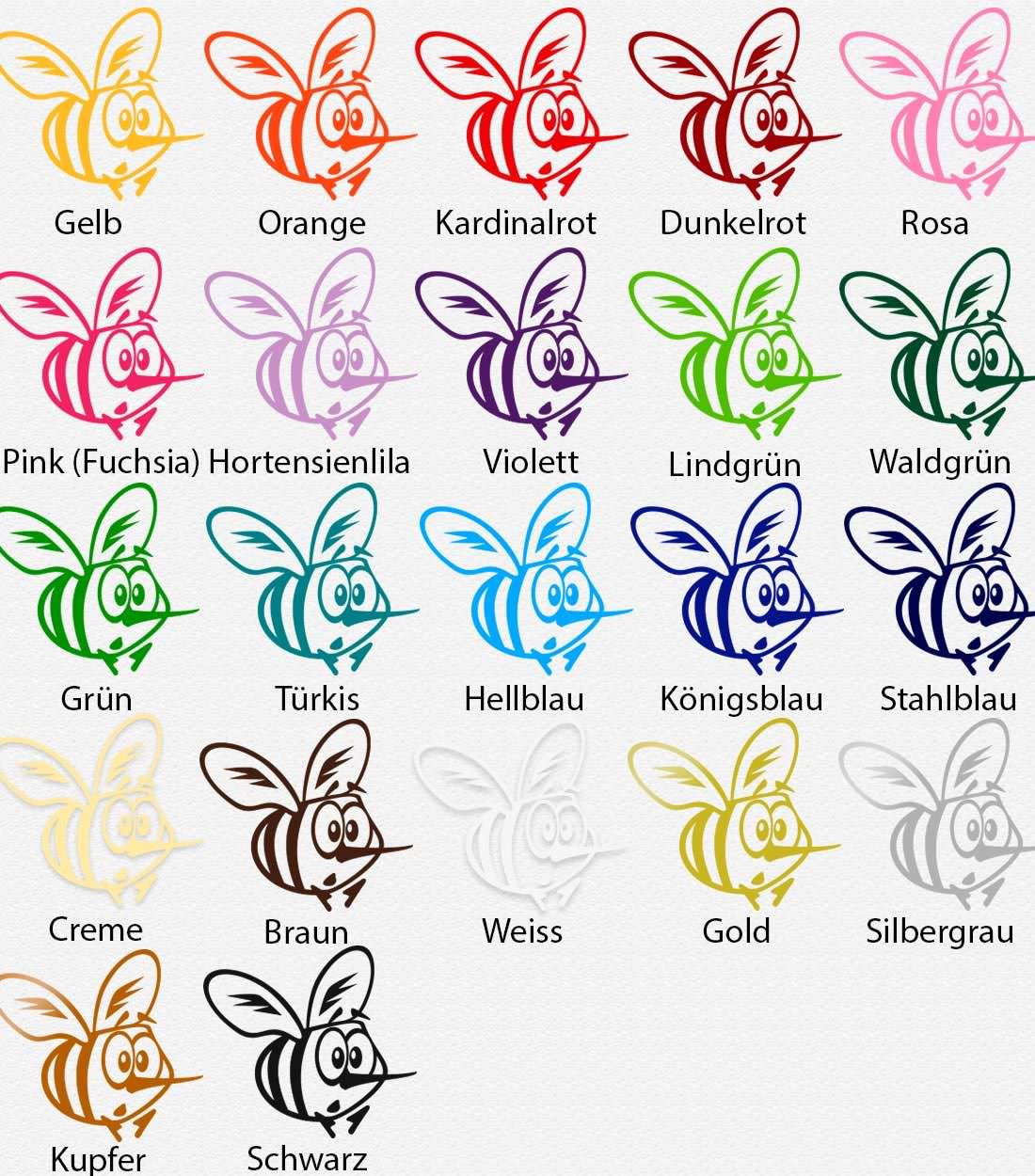 Wandtattoo Biene mit Blume – Freundliches Naturmotiv für Küche & Flur - Sunnywall - Individualität trifft Design