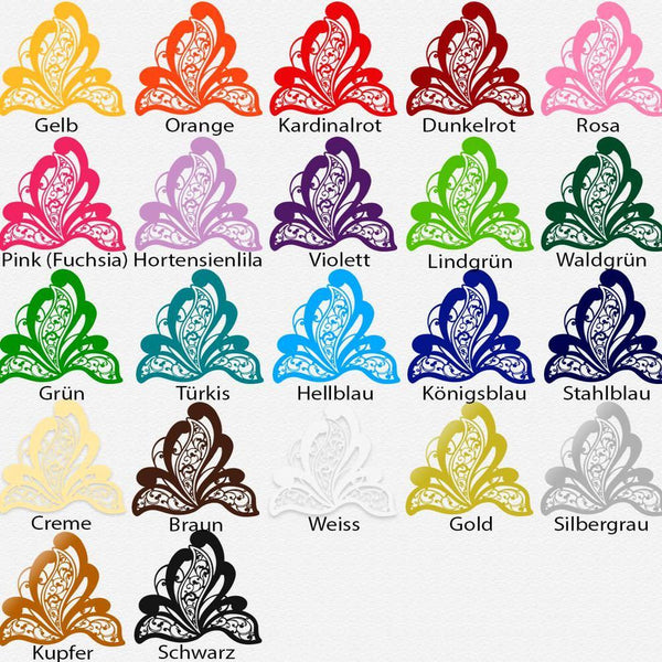 Wandtattoo Blumen Ornament – Florales Paisley-Motiv im Yogi Style - Sunnywall - Individualität trifft Design