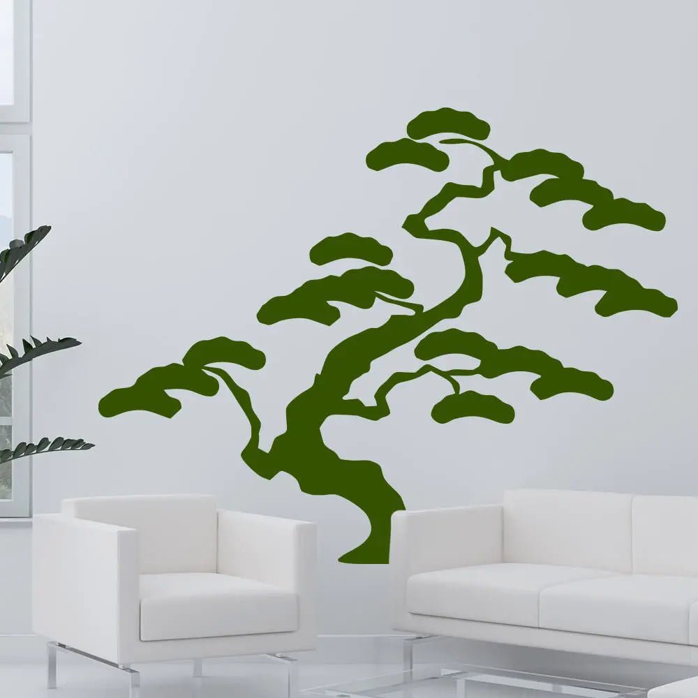 Wandtattoo Bonsai Baum – Japanisches Baum-Motiv für ruhige Räume - Sunnywall - Individualität trifft Design