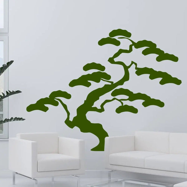Wandtattoo Bonsai Baum – Japanisches Baum-Motiv für ruhige Räume - Sunnywall - Individualität trifft Design