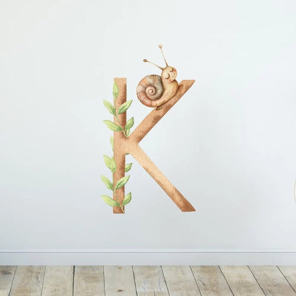 Wandtattoo Buchstaben Waldtiere – Alphabet Aufkleber für Wand & Tür - Sunnywall - Individualität trifft Design