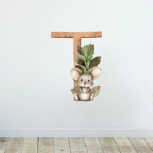 Wandtattoo Buchstaben Waldtiere – Alphabet Aufkleber für Wand & Tür - Sunnywall - Individualität trifft Design