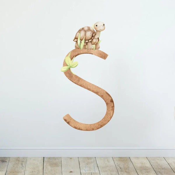 Wandtattoo Buchstaben Waldtiere – Alphabet Aufkleber für Wand & Tür - Sunnywall - Individualität trifft Design