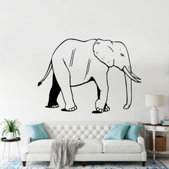 Wandtattoo Elefant Majestätisches Tiermotiv für moderne Wandgestaltung - Sunnywall - Individualität trifft Design