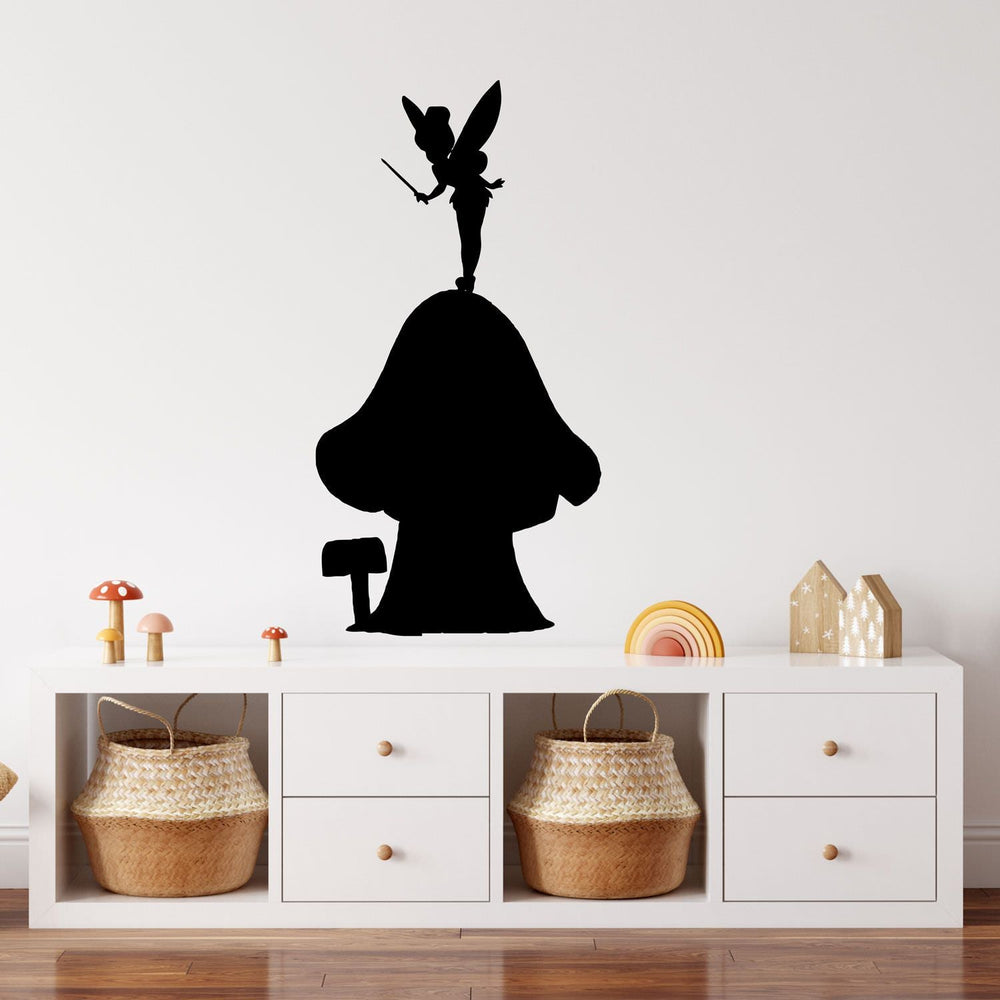 Wandtattoo Fee Pilz Silhouette Kinderzimmer Elfen Deko - Sunnywall - Individualität trifft Design