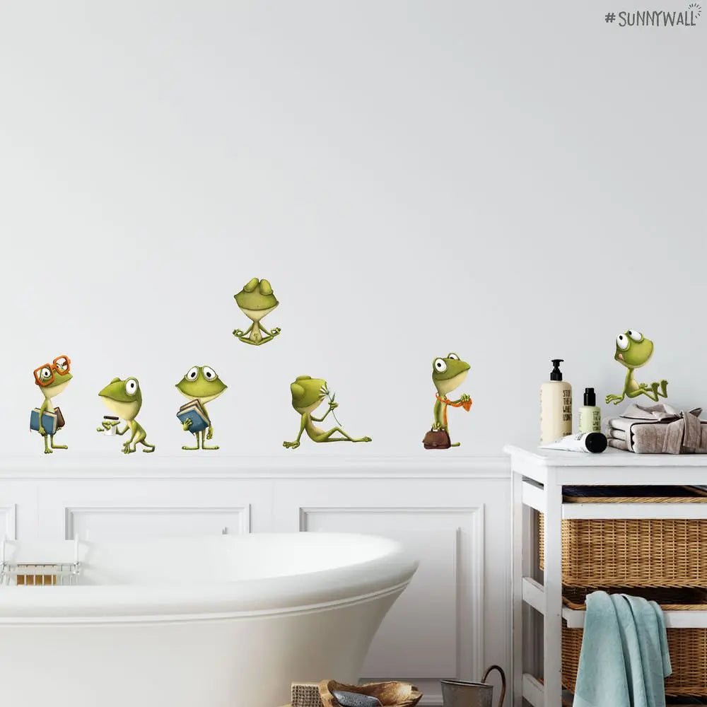 Wandtattoo Frosch Kinderzimmer Wandaufkleber Sunnywall Sticker Set - Sunnywall - Individualität trifft Design