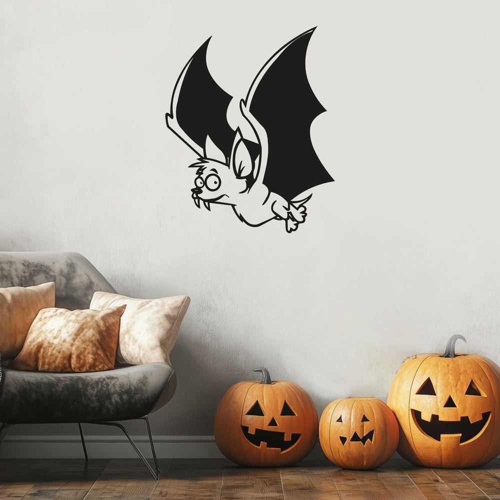 Wandtattoo Halloween Fledermaus | Gruseliger Wandaufkleber für die Halloween-Dekoration im Kinderzimmer - Sunnywall - Individualität trifft Design
