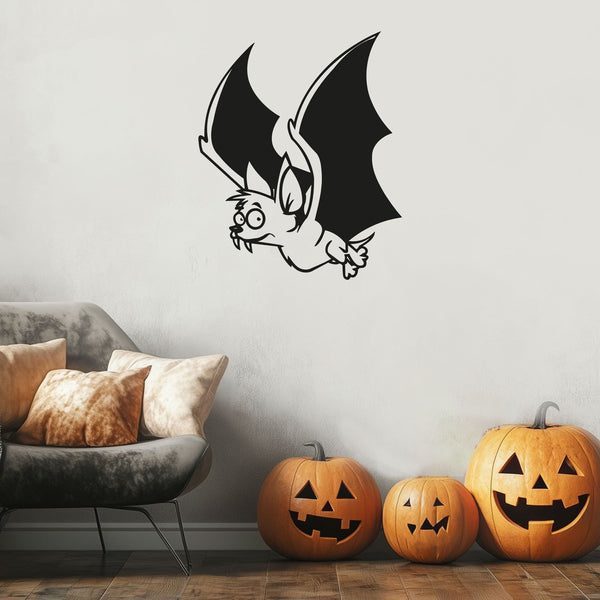 Wandtattoo Halloween Fledermaus | Gruseliger Wandaufkleber für die Halloween-Dekoration im Kinderzimmer - Sunnywall - Individualität trifft Design