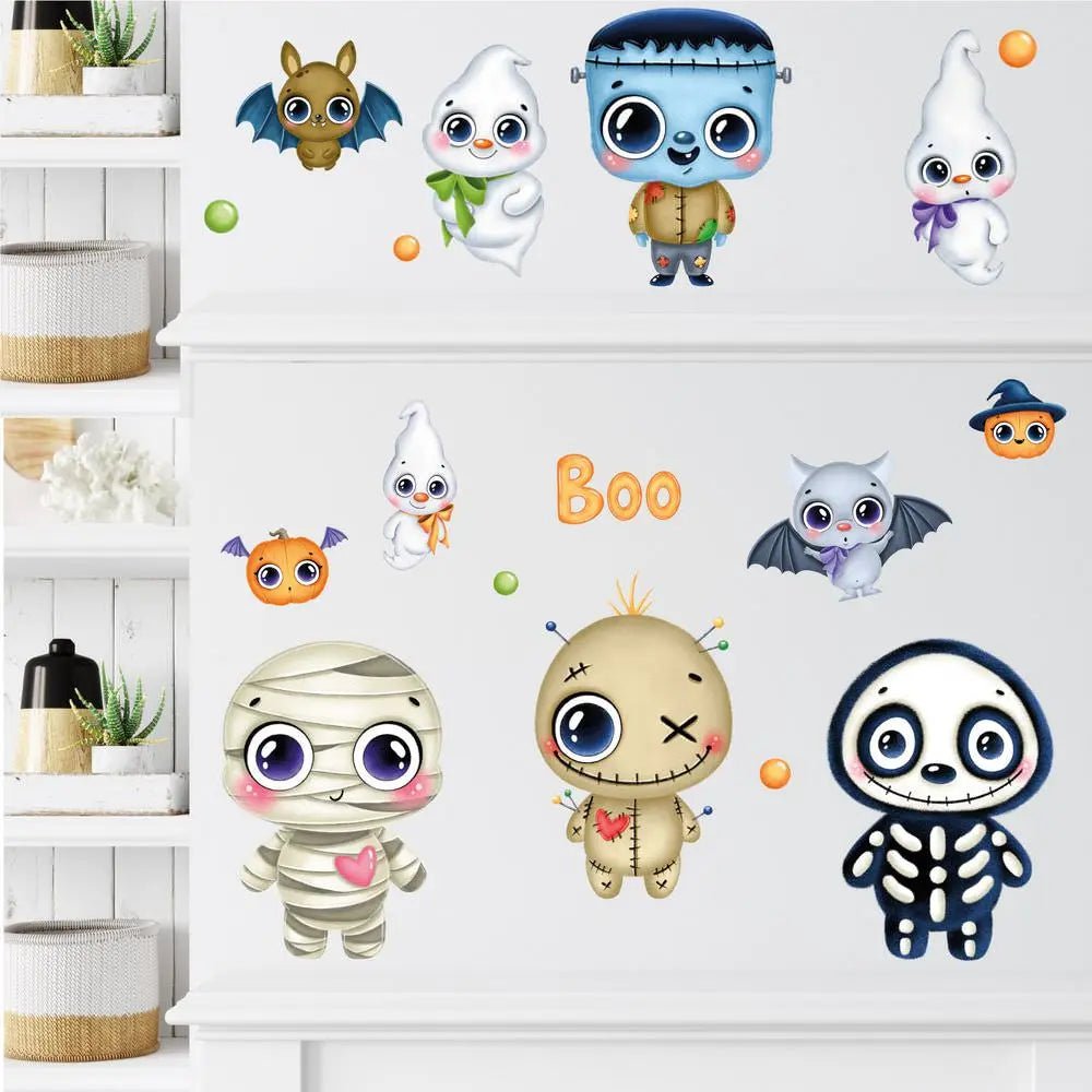 Wandtattoo Halloween Kinderzimmer Wandaufkleber Sunnywall Sticker Set - Sunnywall - Individualität trifft Design