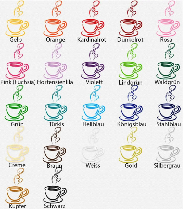 Wandtattoo Kaffeetasse – Minimalistisches Motiv für Küche & Kaffeeliebhaber - Sunnywall - Individualität trifft Design