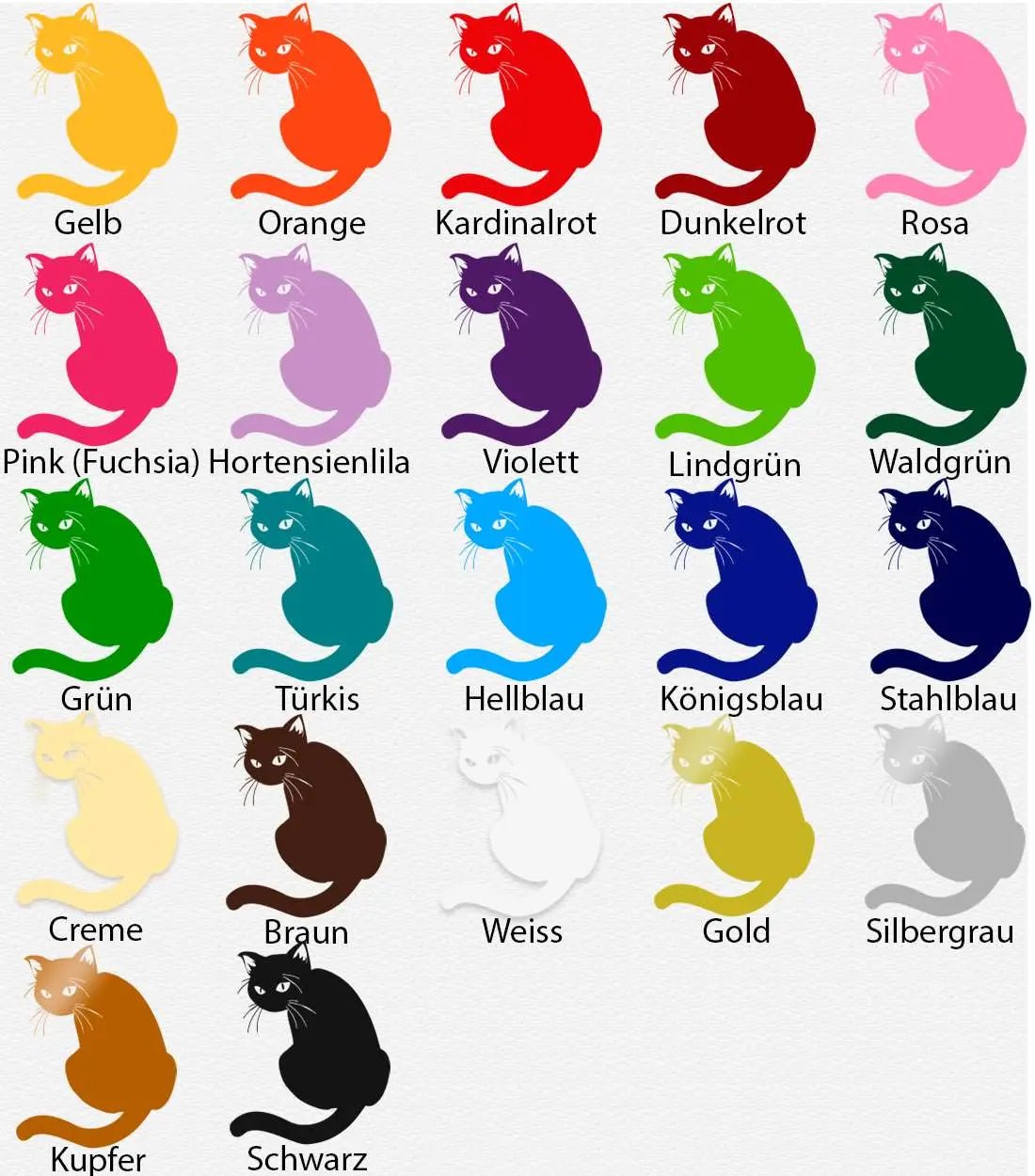 Wandtattoo Katze Silhouette Schwarze Katze für Wohnzimmer & Bookish Style - Sunnywall - Individualität trifft Design