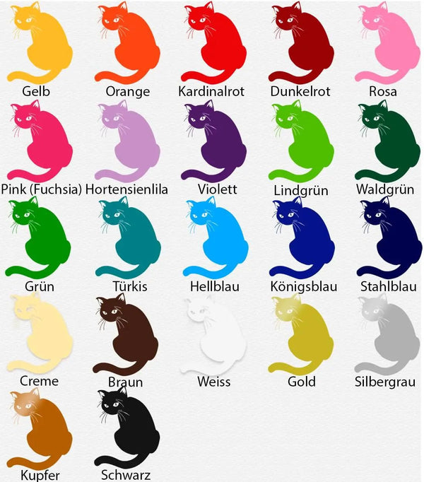 Wandtattoo Katze Silhouette Schwarze Katze für Wohnzimmer & Bookish Style - Sunnywall - Individualität trifft Design