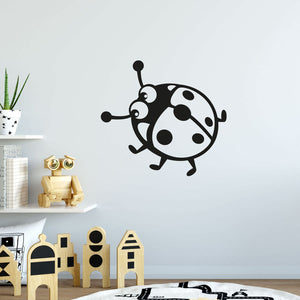 Wandtattoo Marienkäfer – Freundliches Käfermotiv für Flur, Küche oder Kinderzimmer - Sunnywall - Individualität trifft Design