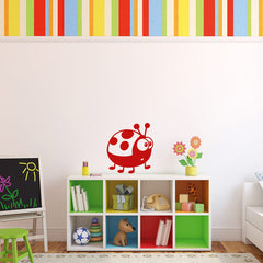 Wandtattoo Marienkäfer Kinderzimmer Glücksbringer mit niedlichem Design - Sunnywall - Individualität trifft Design