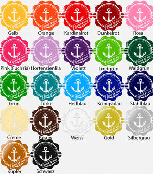 Wandtattoo Maritim Nautical Anker Land and Sea Nautic - Sunnywall - Individualität trifft Design