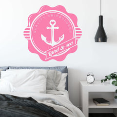 Wandtattoo Maritim Nautical Anker Land and Sea Nautic - Sunnywall - Individualität trifft Design