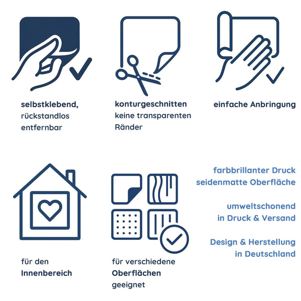 Wandtattoo Maritim Set – Leuchtturm, Anker, Möwen & Seesterne als maritime Wanddeko - Sunnywall - Individualität trifft Design