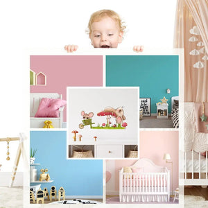 Wandtattoo Maus Pilz – Kinderzimmer Wandaufkleber – Sunnywall Sticker Set - Sunnywall - Individualität trifft Design